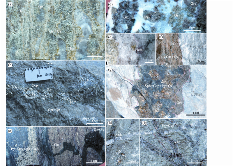 江西永平铜矿矽卡岩矿物特征及其地质意义