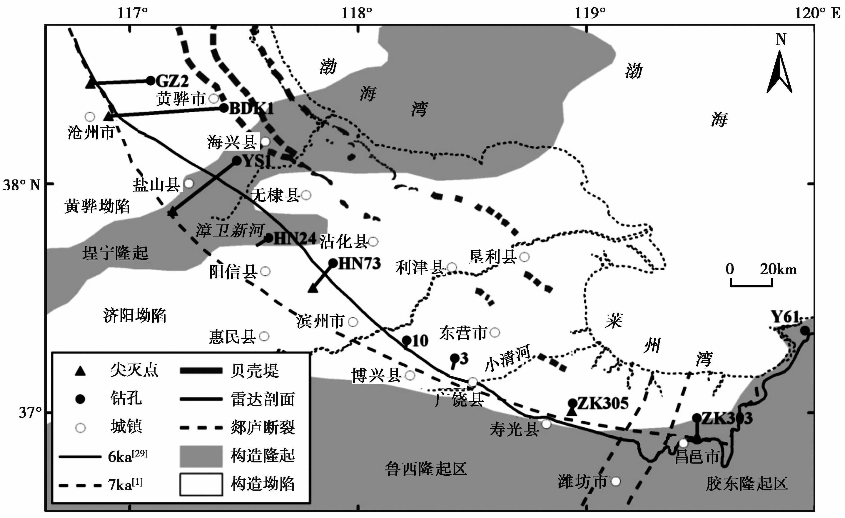 海侵海退图片