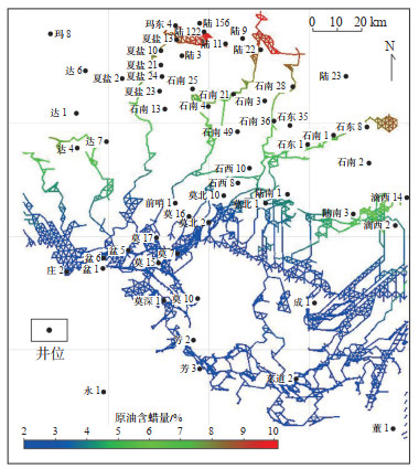 content in crude oil for jurassic in hinterland of junggar basin