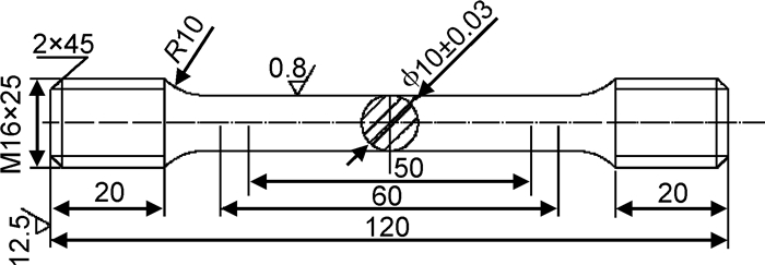 拉伸试样尺寸fig.    dimension of tensile sample