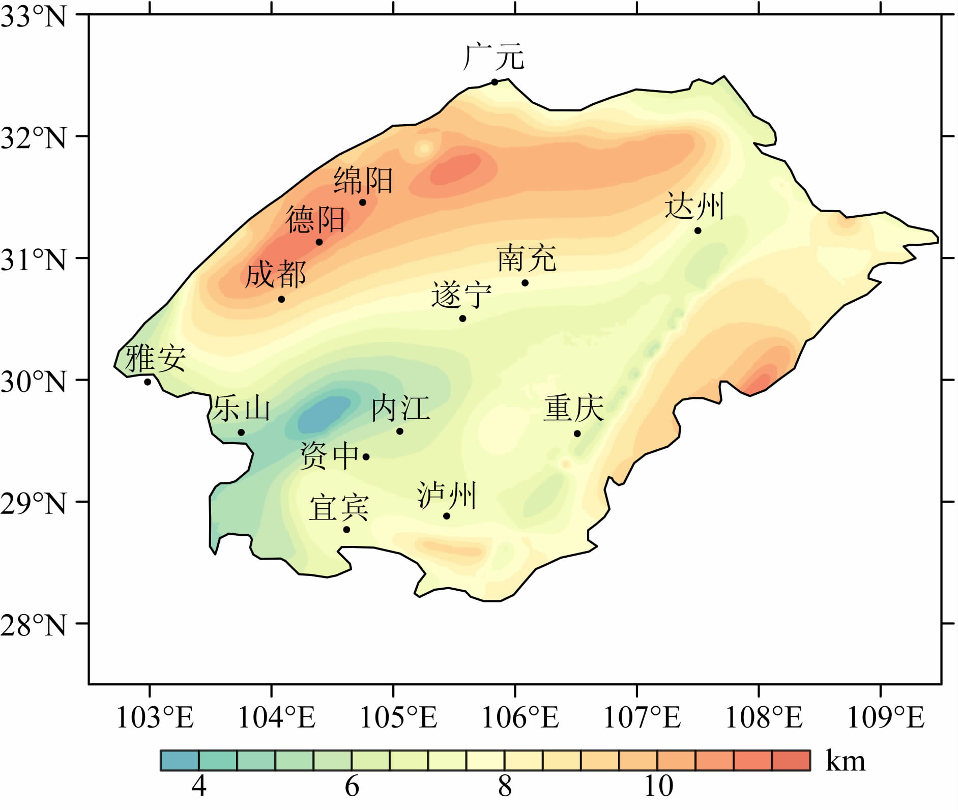 四川盆地东西陆块中下地壳结构存在差异