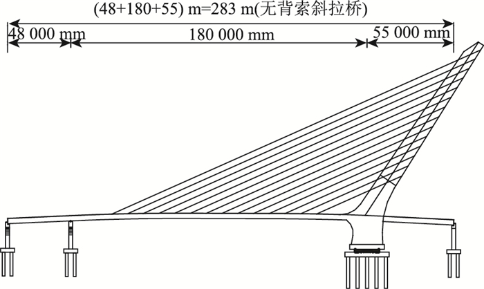 无应力长度正装迭代法在无背索斜拉桥工程中应用