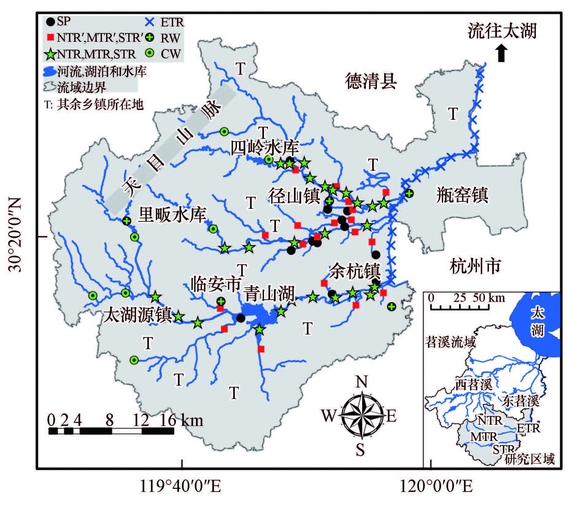 东苕溪水系图图片