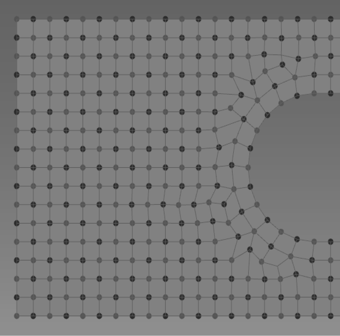 对称式栏状网格图片