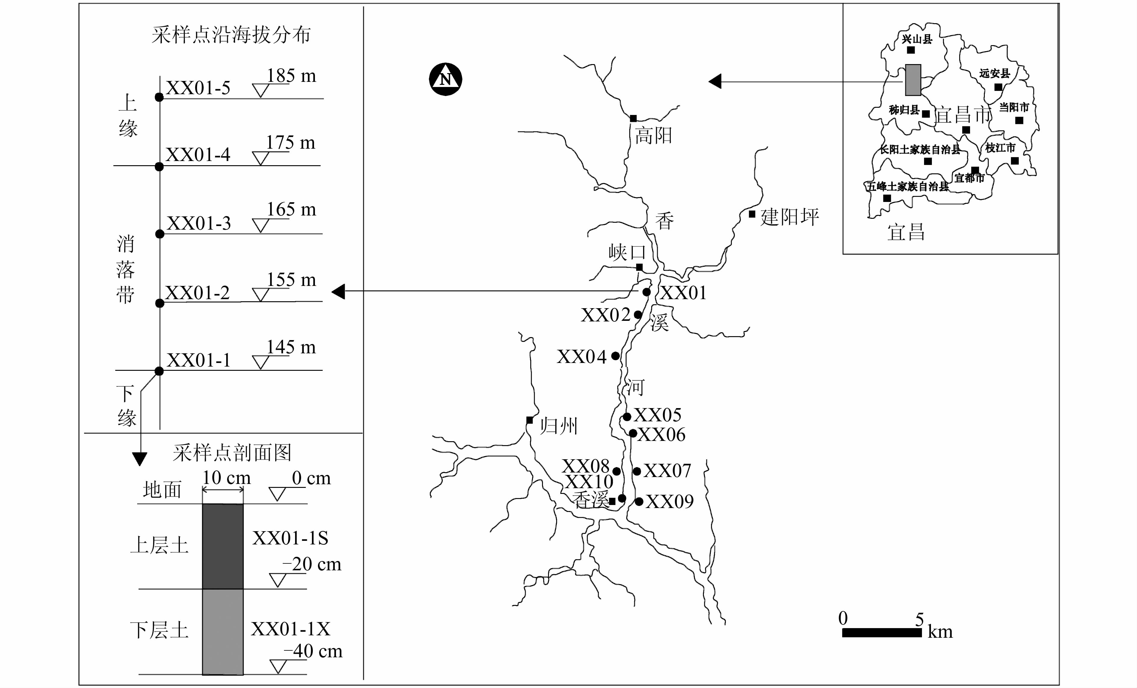 香溪河地图图片