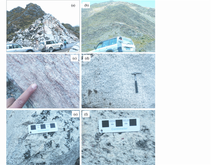 喜马拉雅淡色花岗岩野外产状与岩石特征