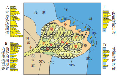 坳陷湖盆大型浅水三角洲沉积特征与生长模式