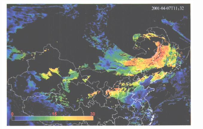 利用靜止氣象衛星紅外通道遙感監測中國沙塵暴