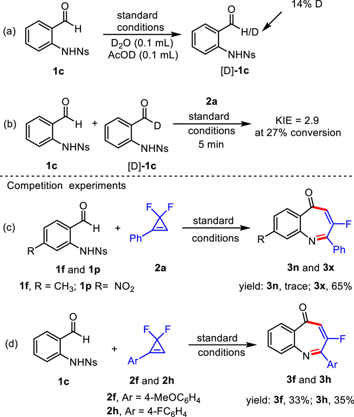 Scheme 3. Mechanistic studies.