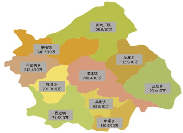 元江县因远镇地图图片